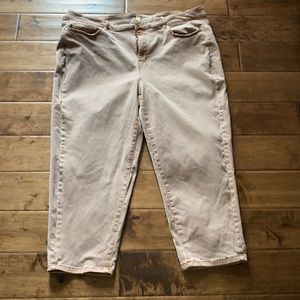 Caramel coloured capris